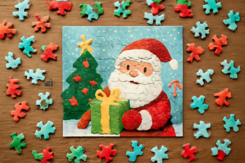 500 piece christmas jigsaw