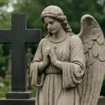 angel statues for graves