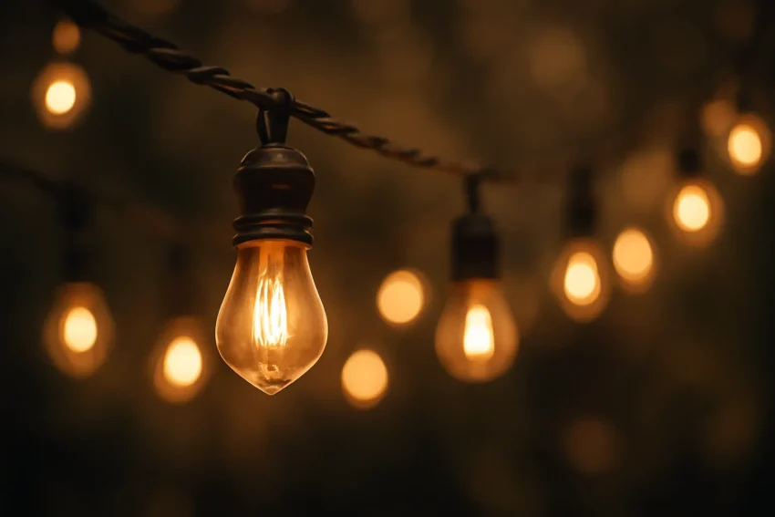 antique style christmas lights