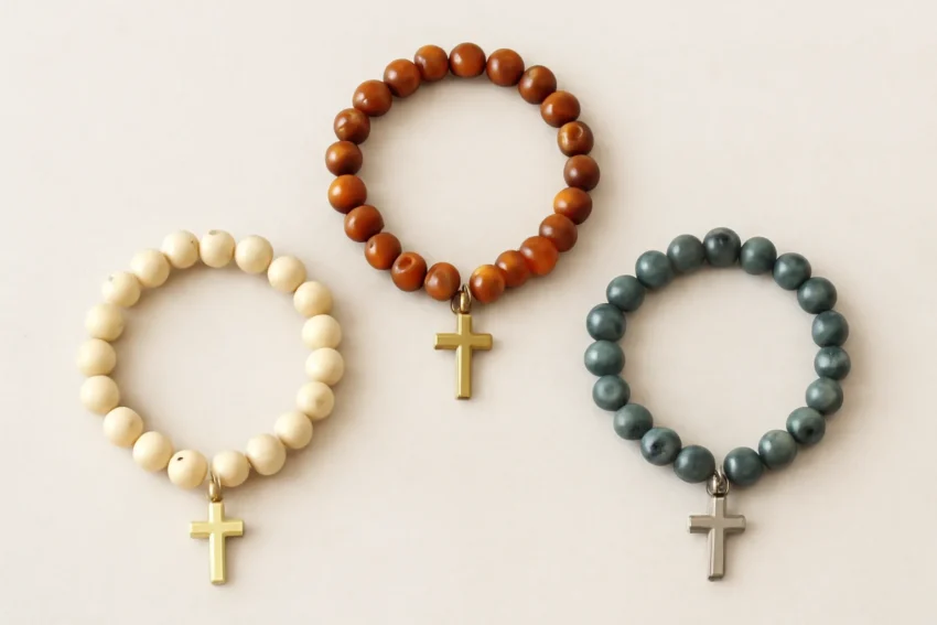 beaded rosary bracelets