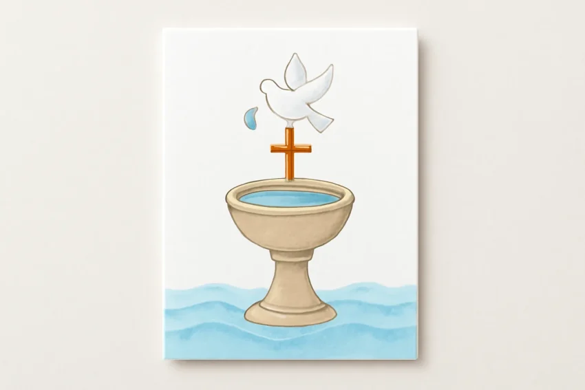 bible verse for baptism card