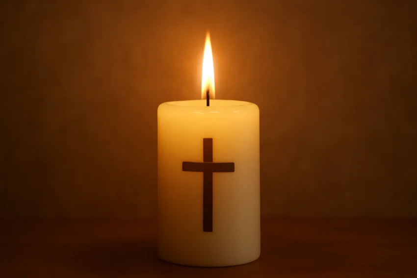 christian candle