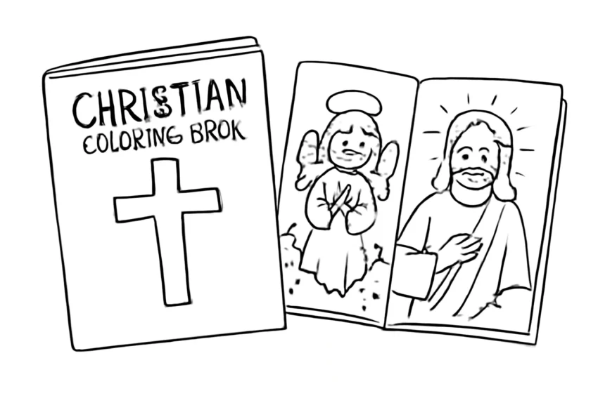 christian coloring books