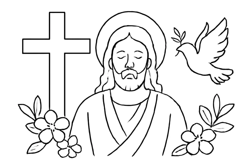 christian coloring pages