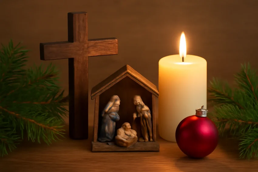 christian decor for christmas