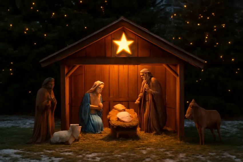 christmas nativity scene for outside