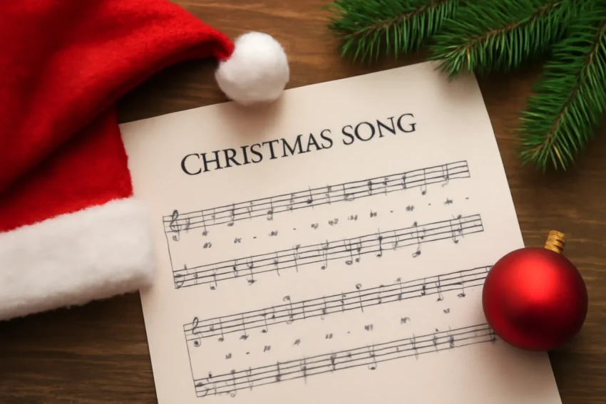 christmas song sheets