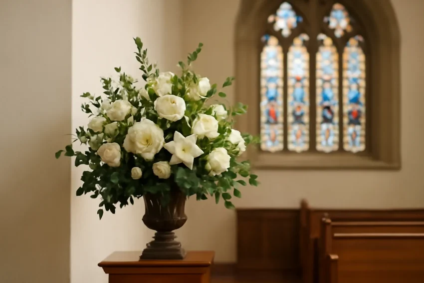 church floral arrangements