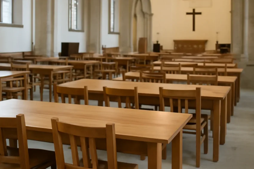 church tables