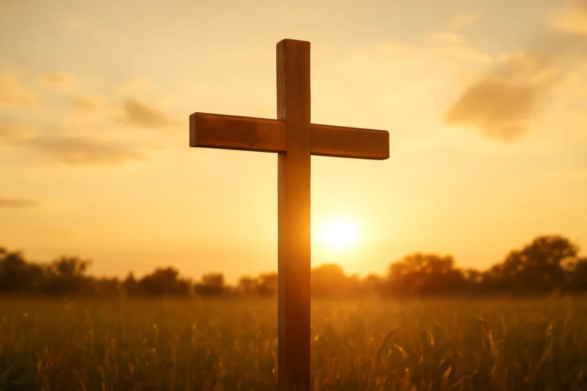 cross outside