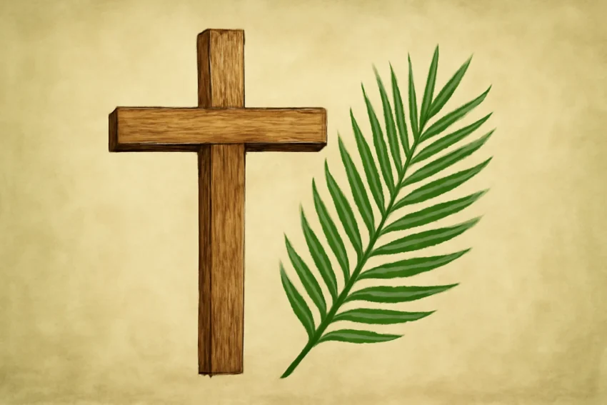 cross palm sunday